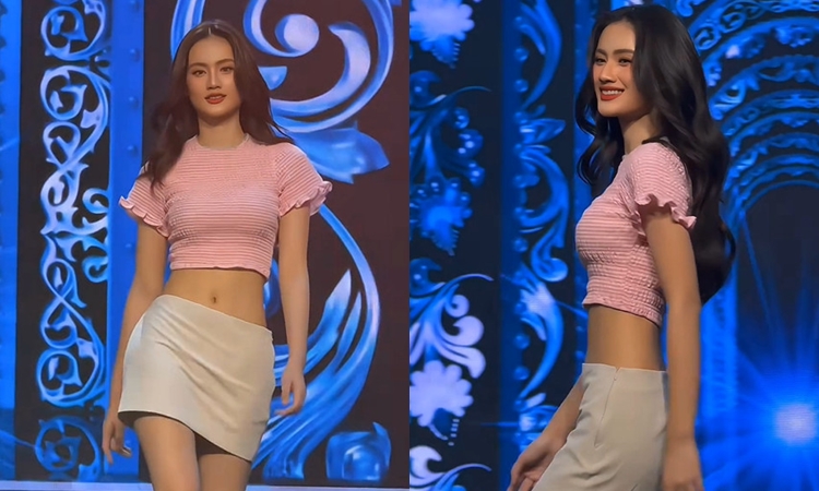 Gu mặc crop top của Ý Nhi