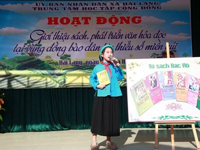 Phát triển văn hóa đọc trong gia đình và cộng đồng, thúc đẩy học tập suốt đời