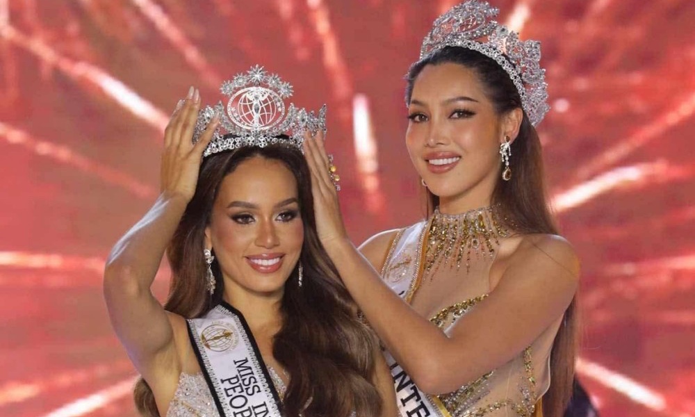 Khoảnh khắc María D. Cepero đăng quang Miss Intercontinental 2024