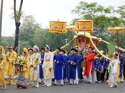 Xây dựng Lễ hội điện Huệ Nam xanh sạch, văn minh